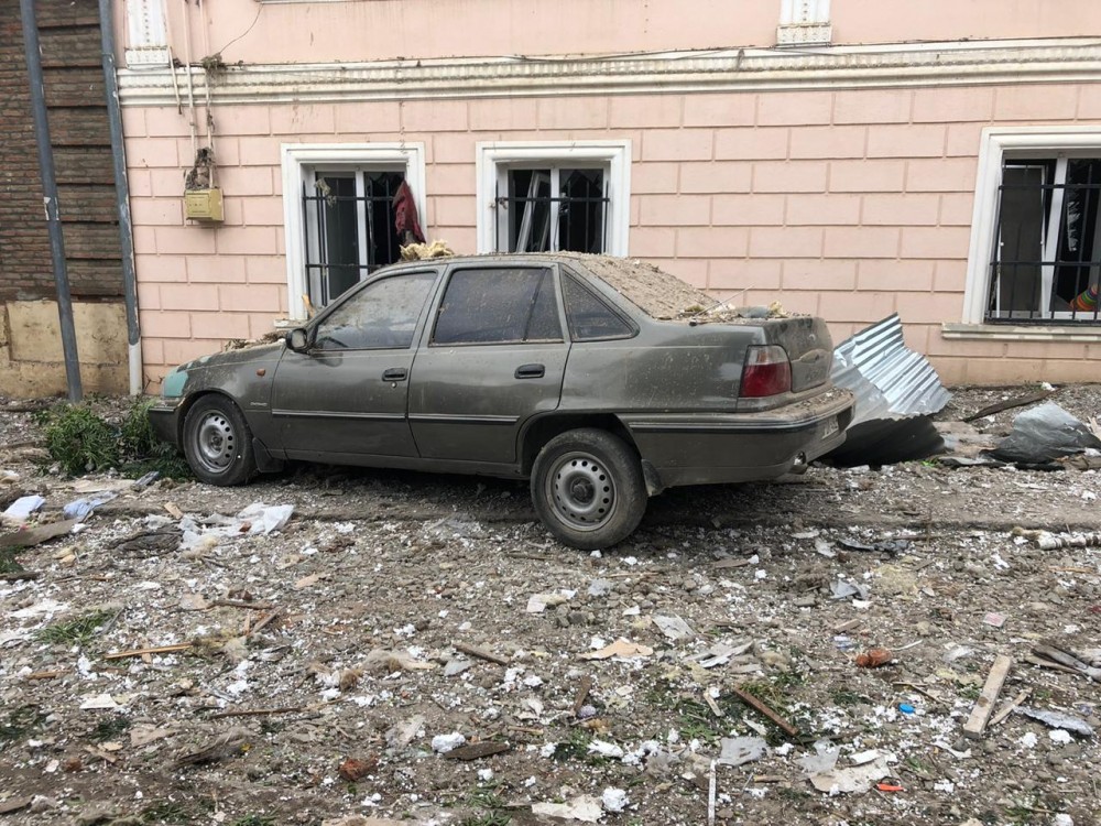 Baş Prokurorluq ermənilərin Gəncəni vurması ilə bağlı məlumat yaydı - FOTOLAR