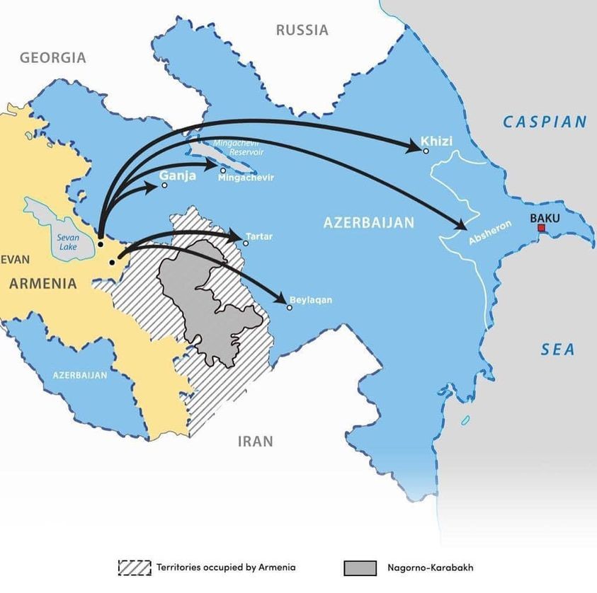 Düşmən Azərbaycanı Ermənistandakı bu nöqtələrdən vurur