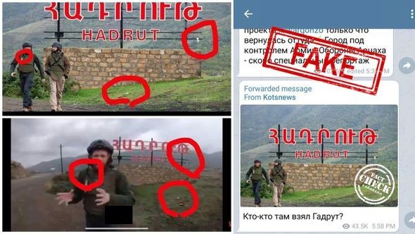Separatçıları dəstəkləyən jurnalistin yalanı ifşa olundu - FOTO