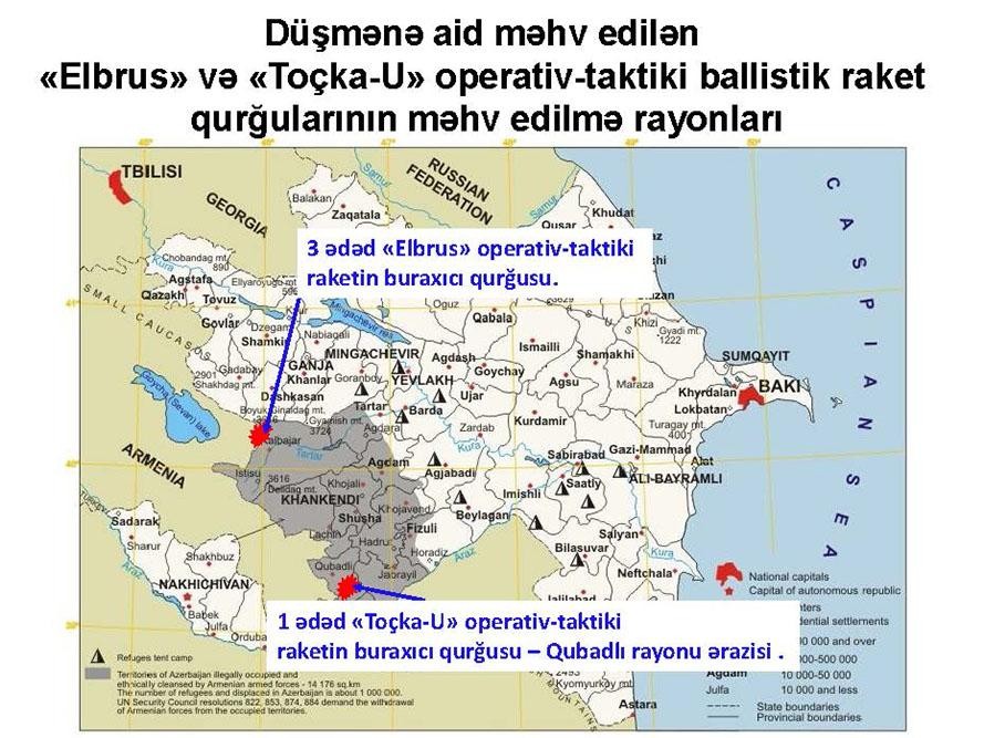 Düşmənin mülki əhalini hədəfə alan raket kompleksi - FOTOLAR