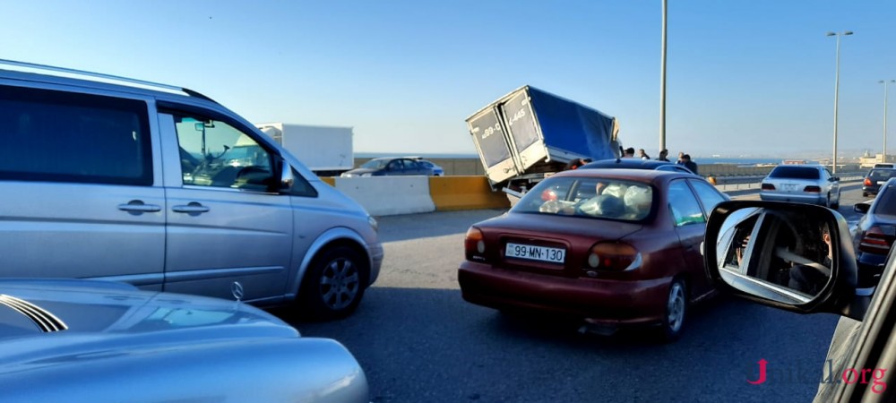 Bakı-Qazax yolunda ağır qəza - FOTO