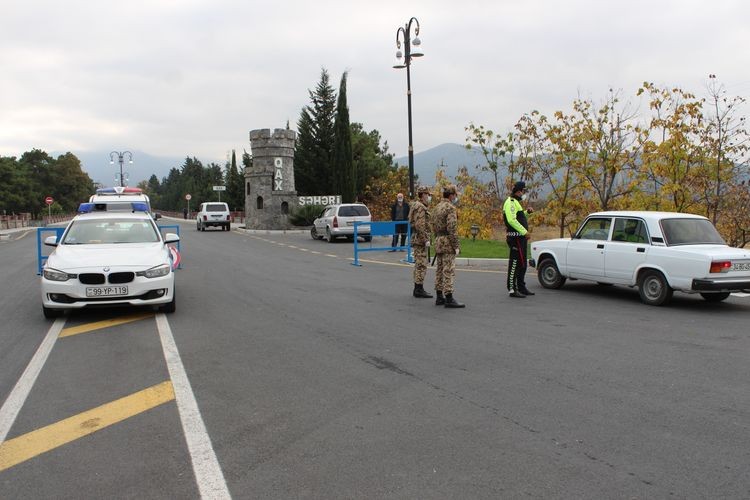 Bu rayonların giriş-çıxışlarında karantin postları qurulub - FOTOLAR