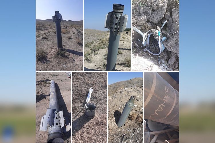 Ermənilər Naftalan və Füzuli rayonlarına "Smerch" raketləri atıb - FOTO
