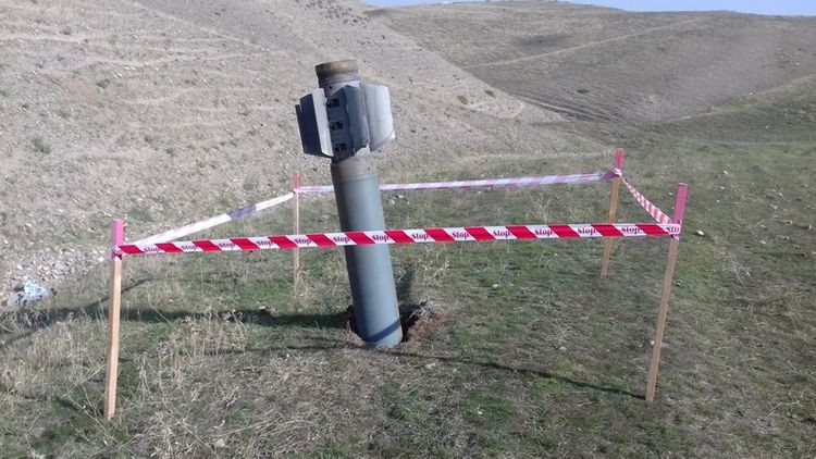 Cəbhəboyu ərazilərdə mərmi qalıqları aşkarlandı - FOTOLAR