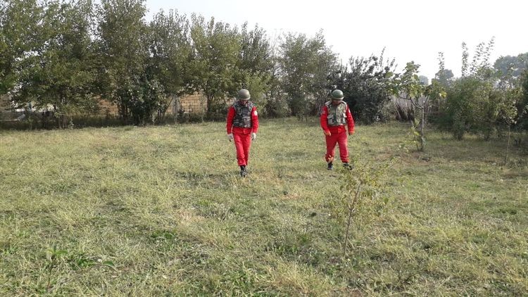 Cəbhəboyu ərazilərdə raket və mərmi qalıqları aşkarlandı - FOTOLAR