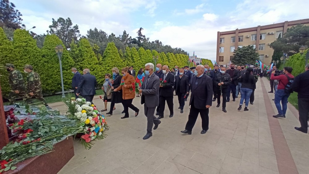 Xəzər rayonunda tarixi qələbə qeyd edilir - FOTOLAR