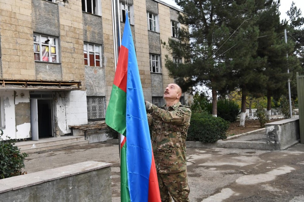 İlham Əliyevlə Mehriban Əliyevanın Füzuli və Cəbrayıl səfərindən FOTOLAR