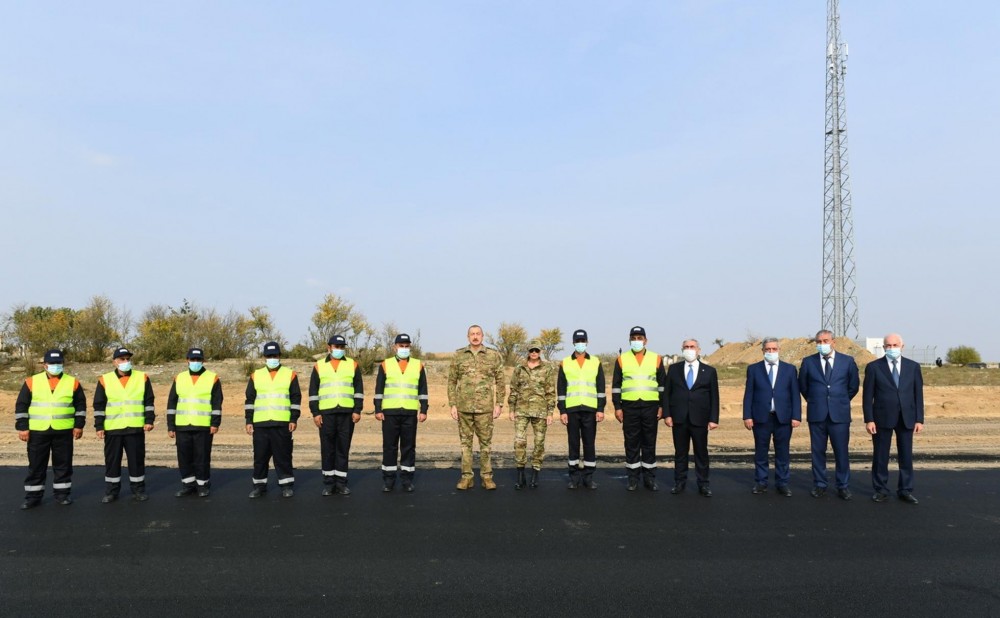 Qarabağda yeni avtomobil yolu inşa ediləcək - FOTOLAR