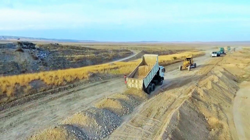 Tərtərlə Suqovuşanı birləşdirən yol yaxın günlərdə istifadəyə veriləcək - FOTOLAR