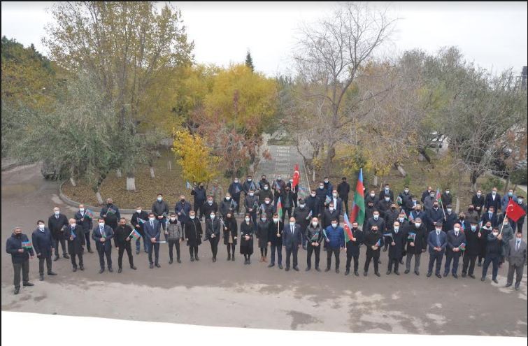 Qubadlı Rayon İcra Hakimiyyəti Qarabağ şəhidlərini belə yad etdi - FOTOLAR