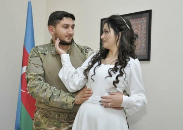 Vətən müharibəsi qazisi evləndi - FOTO