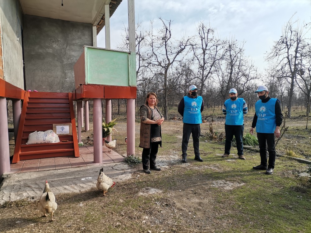 YAP Ağdaş rayon təşkillatı humanitar aksiyaya start verdi - FOTOLAR