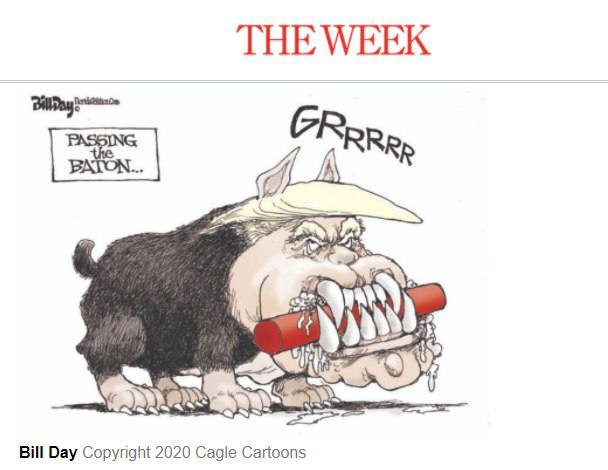 "Week" nəşrinin Tramp karikaturaları qalmaqala səbəb oldu