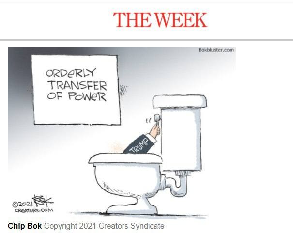 "Week" nəşrinin Tramp karikaturaları qalmaqala səbəb oldu