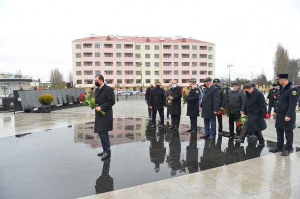 Lənkəranda  20 yanvar şəhidlərinin xatirəsi yad edildi - FOTOLAR