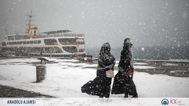 İstanbula qar yağdı, maraqlı mənzərələr ortaya çıxdı - FOTOLAR