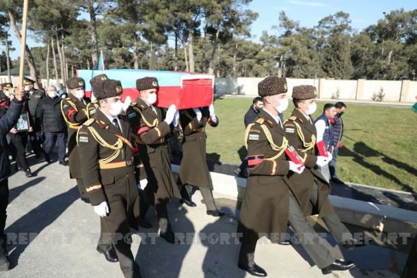 Şəhid polkovnik-leytenant dəfn edildi - FOTO