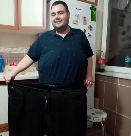 279 kilo olan gəncin son halı - FOTO