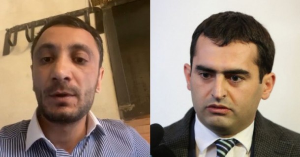 Ermənistanda nazir jurnalisti döydü
