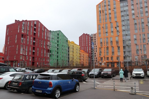 Kiyevdə bu binalar diqqət çəkdi - FOTO