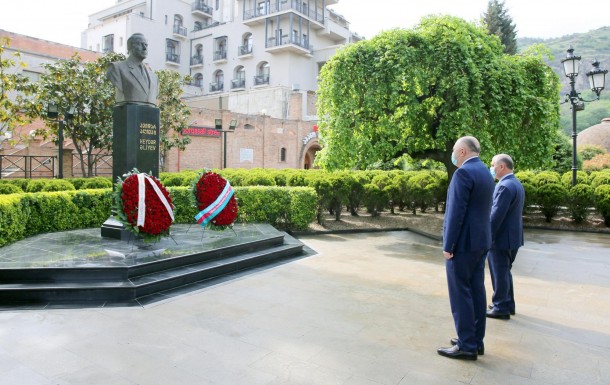 Əli Nağıyev Gürcüstana rəsmi səfər etdi - FOTOLAR