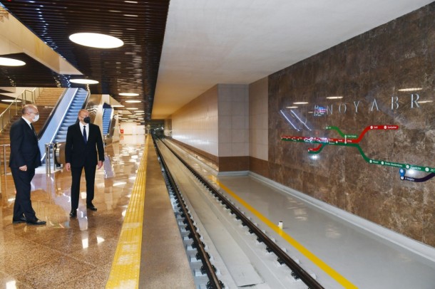 Metronun “8 Noyabr” stansiyası istifadəyə verildi - FOTOLAR (YENİLƏNİB)