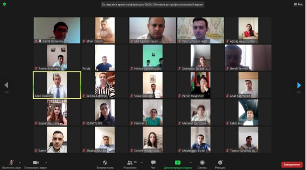 Ağdaşda “Qurtuluşdan başlanan yol” adlı onlayn konfrans keçirildi - FOTOLAR