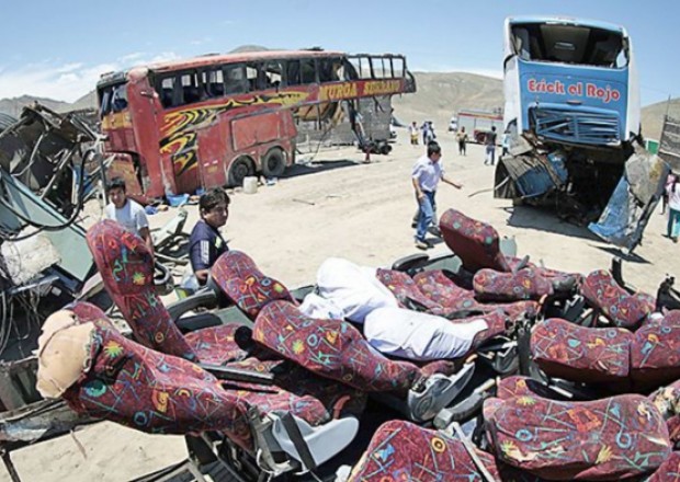 Avtobus qəzasında 27 nəfər öldü - Peruda