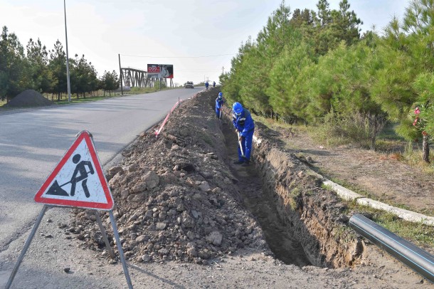 “Azərsu” Saatlıda yeni layihə  həyata keçirir - FOTOLAR