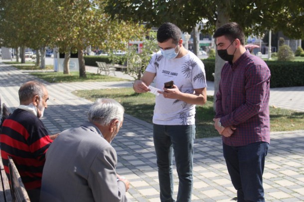 Gəncədə genişmiqyaslı dezinfeksiya işləri aparıldı - FOTOLAR