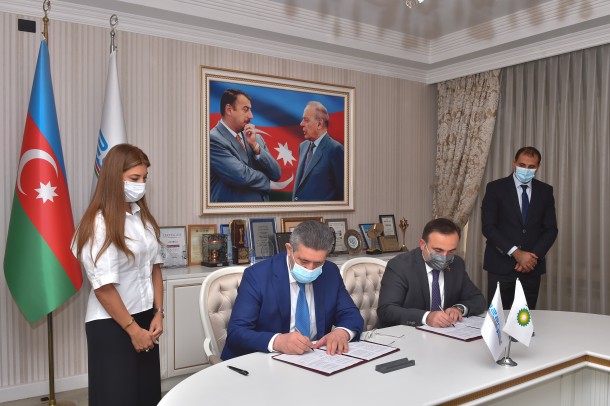 “Azərsu” "BP Eksploreyşn Limited" şirkəti ilə Anlaşma Memorandumu imzaladı - FOTOLAR