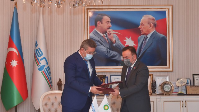 “Azərsu” "BP Eksploreyşn Limited" şirkəti ilə Anlaşma Memorandumu imzaladı - FOTOLAR