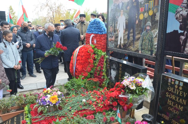 Şəhid Ülvi Məhərrəmovun Anım Günü qeyd edildi - FOTOLAR