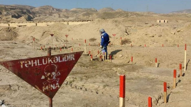 Ötən ay azad olunan ərazilərdə aşkarlanan minaların sayı açıqlandı