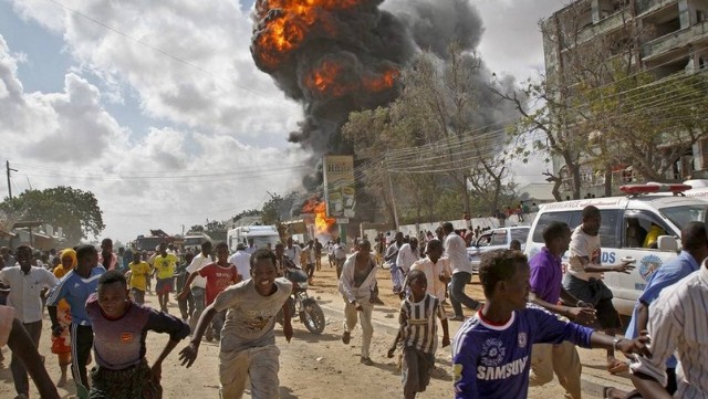 Somalidə partlayış: Yaralananlar var