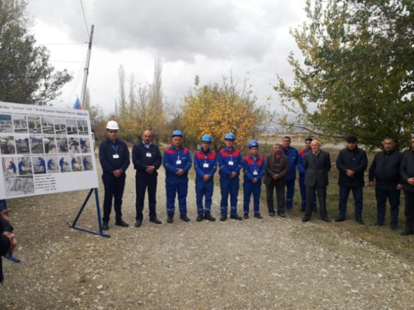 Goranboyda daha bir içməli su layihəsi yekunlaşdı - FOTOLAR