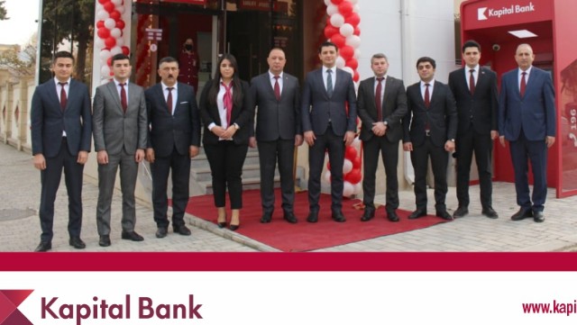 Kapital Bank yenilənən Ağstafa filialını istifadəyə verdi - FOTO