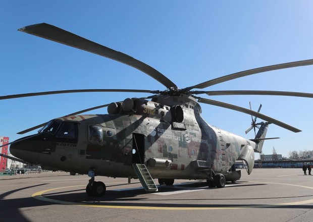 Dünyanın ən ağır hərbi-nəqliyyat helikopteri Rusiyada istehsal ediləcək