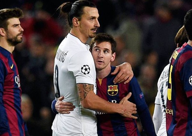 "Messi hər şeyi təbii şəkildə edir" - Zlatan İbrahimoviç