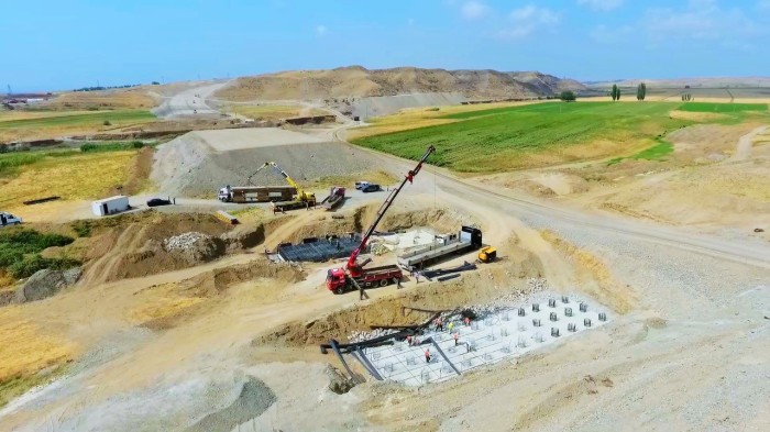 Zəngəzur dəhlizinin tikintisi sürətlə davam etdirilir - FOTOLAR