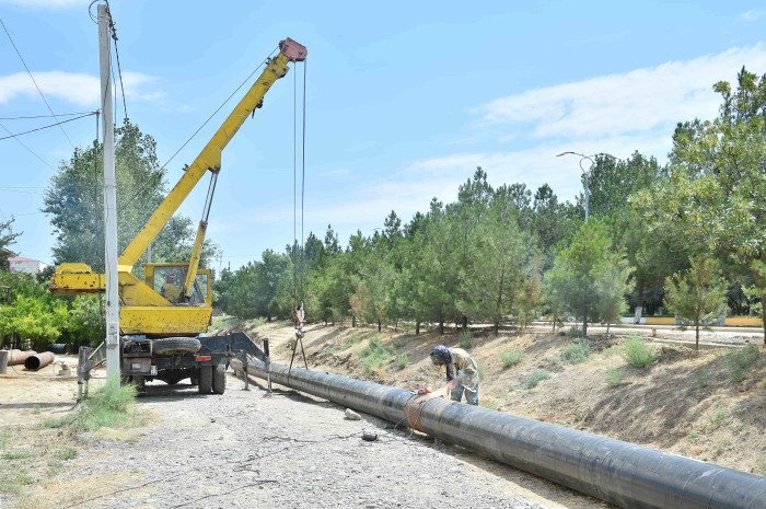 Şirvanda içməli su layihəsinin icrası müzakirə olundu - FOTOLAR