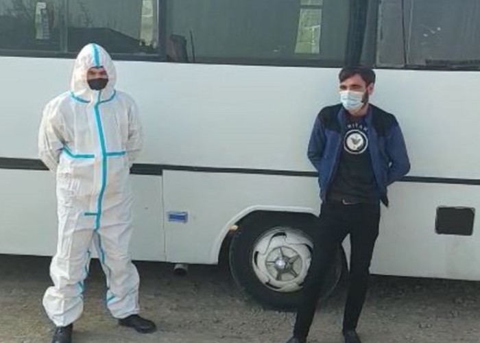 Abşeronda sərnişin avtobusu sürən koronavirus xəstəsi saxlanılıb