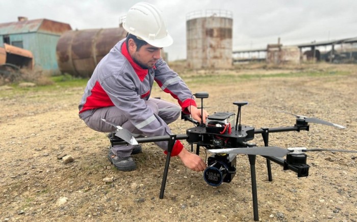 Yeni istehsal olunan dronların sınağı keçirildi - FOTOLAR