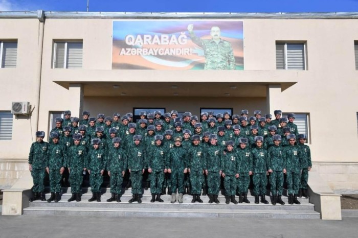 Elçin Quliyev Qubadlıda yeni qərargah bina­sının açılışında - FOTOLAR