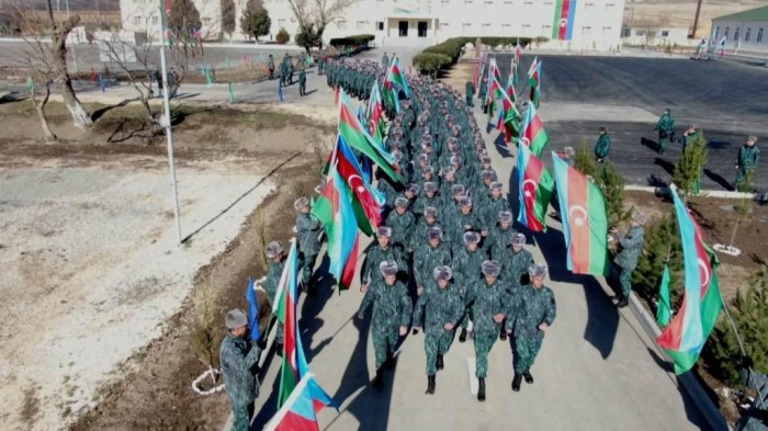 Elçin Quliyev Qubadlıda yeni qərargah bina­sının açılışında - FOTOLAR