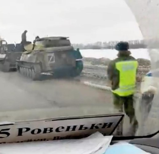 Rus tanklarının üstündəki bu hərf diqqət çəkdi (FOTO)