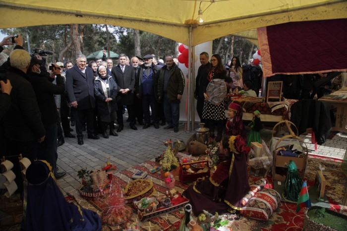 Xəzər rayonunda Novruz bayramı şənliyi keçirilib - FOTOLAR