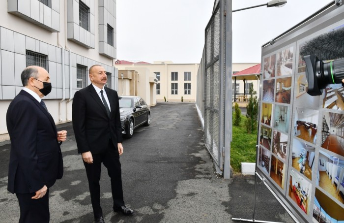 Prezident penitensiar müəssisələrdə yaradılan şəraitlə tanış oldu - FOTOLAR