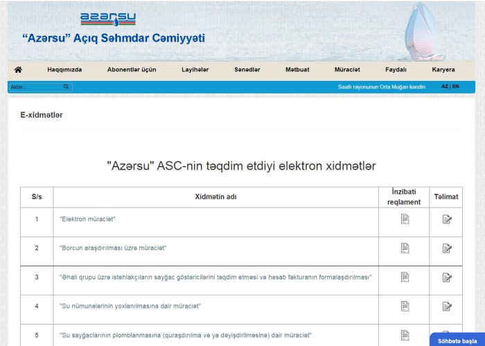 “Azərsu” ASC elektron xidmətlər sistemini təqdim edir - FOTOLAR