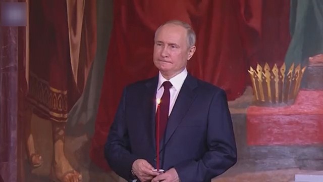 Putinin Pasxa bayramı zamanı çəkilmiş bu görüntüləri diqqət çəkdi - VİDEO